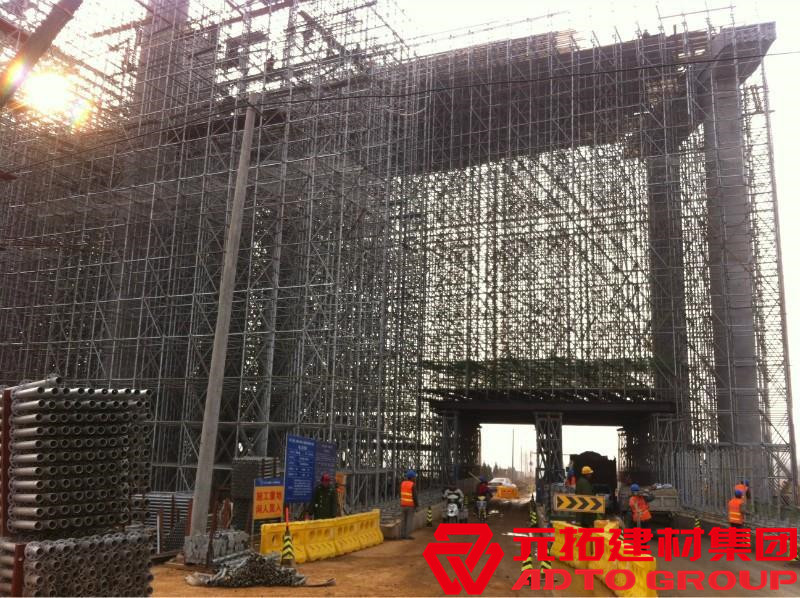 盤扣架數(shù)量計(jì)算難不難，盤扣一噸可以搭多少平？