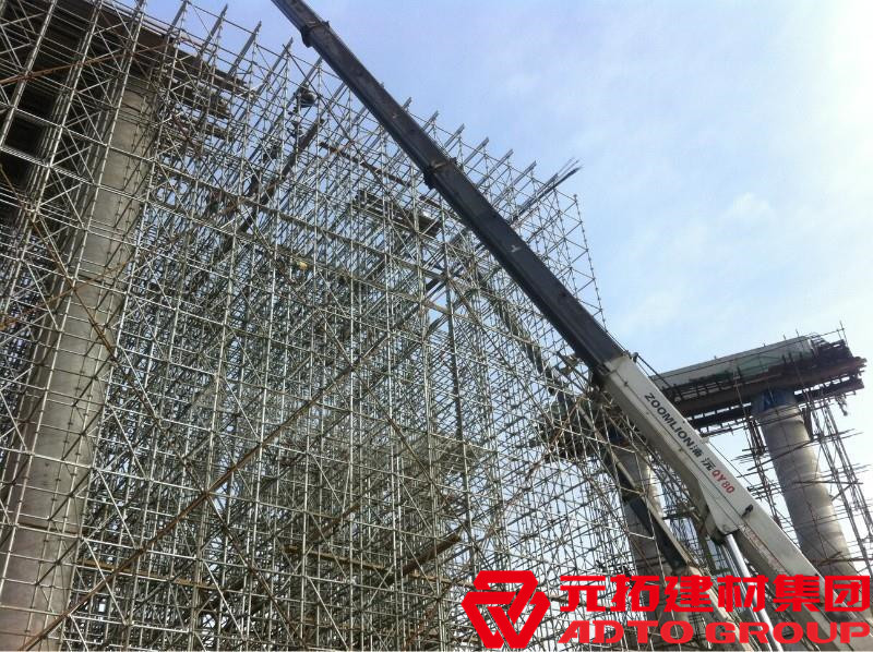 盤(pán)扣腳手架是什么材料，盤(pán)扣架多少米一噸？