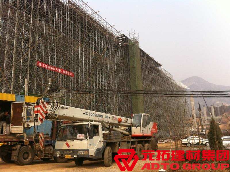 承插型盤(pán)扣式鋼管支架搭設(shè)方案 盤(pán)扣支架一立方多重？