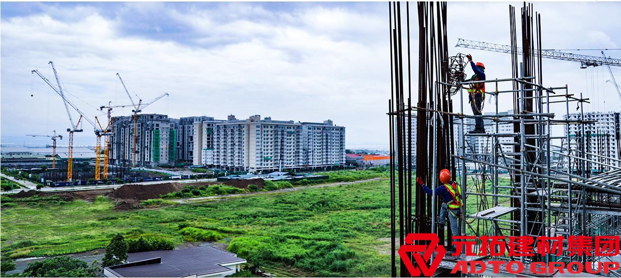 菲律賓建筑公司PH062客戶(hù)采購(gòu)元拓圓盤(pán)腳手架、鋼支撐、絲桿、鋁工字梁